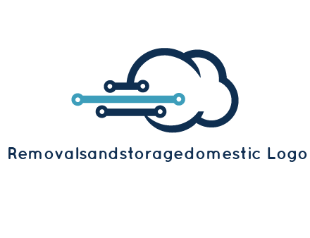 networking lines joined to cloud