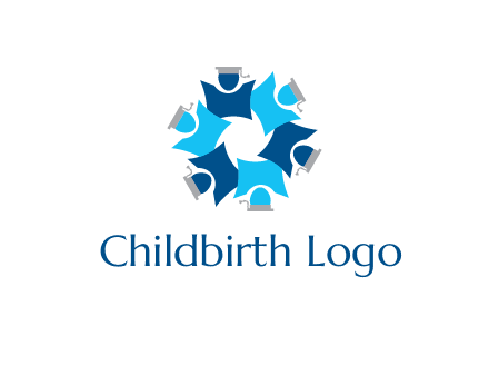 group of abstract student graphics