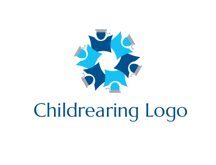 group of abstract student graphics