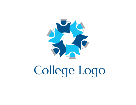 group of abstract student graphics