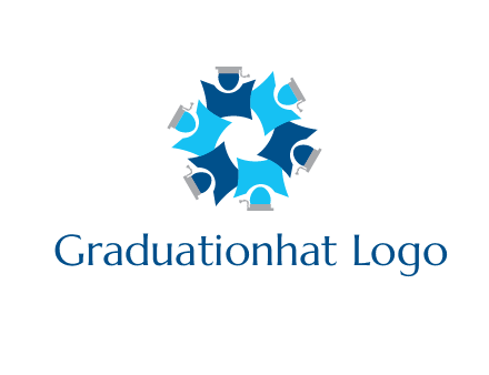 group of abstract student graphics