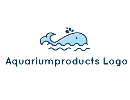 cute whale in ocean