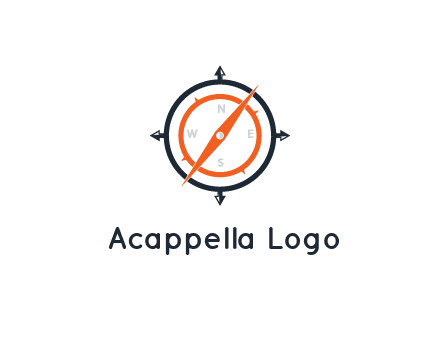 compass in circle with arrows