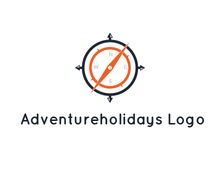 compass in circle with arrows