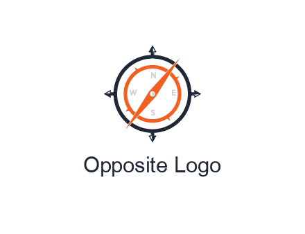 compass in circle with arrows