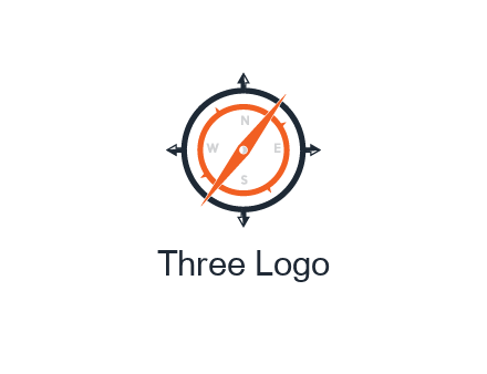 compass in circle with arrows
