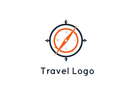 compass in circle with arrows