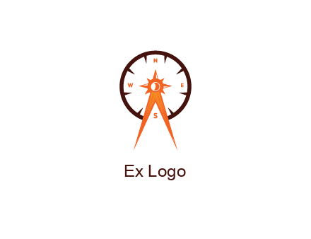architectural compass in compass