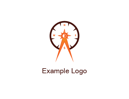 architectural compass in compass