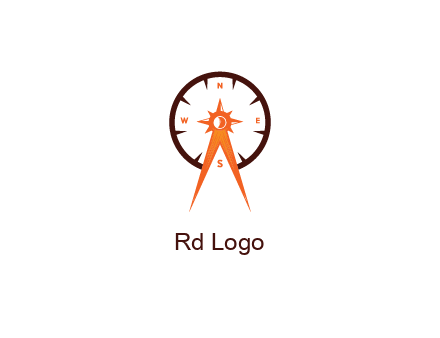 architectural compass in compass