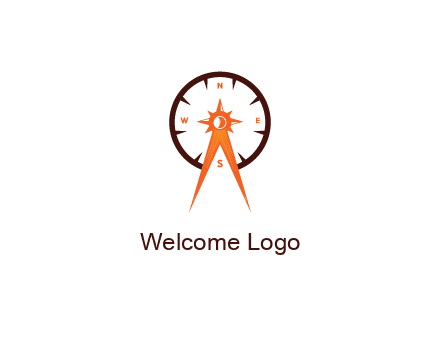 architectural compass in compass