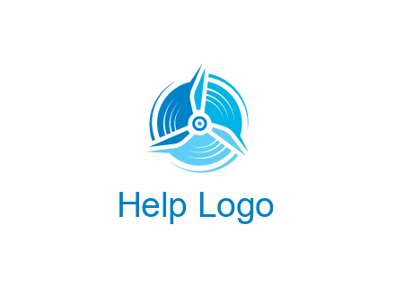 negative spacing windmill in spirals