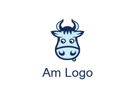 cute cow face