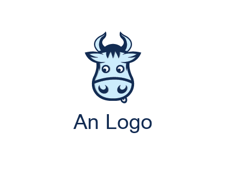 cute cow face
