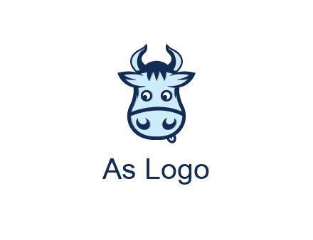 cute cow face