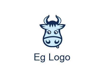 cute cow face