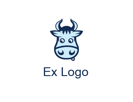 cute cow face