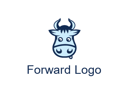 cute cow face