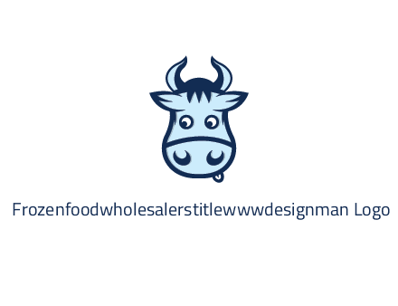 cute cow face