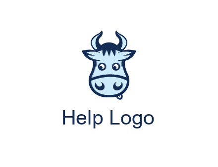 cute cow face