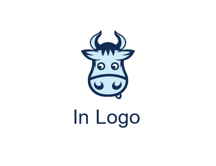 cute cow face