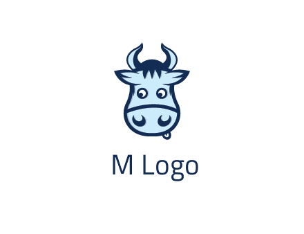 cute cow face