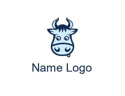 cute cow face