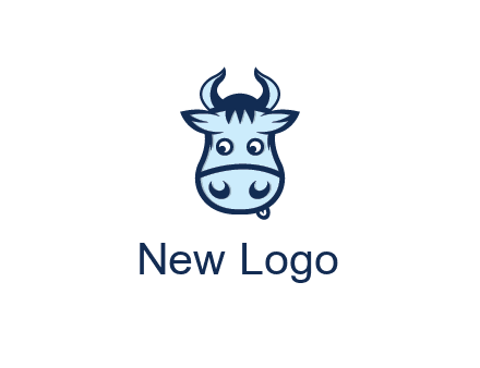 cute cow face