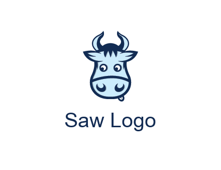 cute cow face