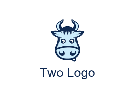 cute cow face