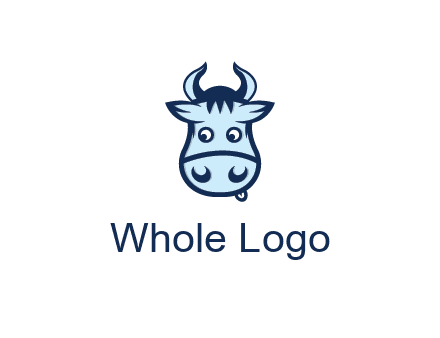 cute cow face