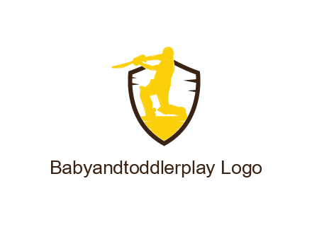 shield behind batsman
