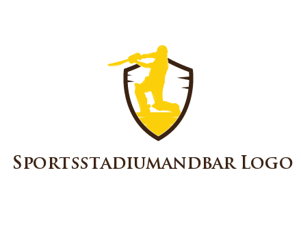 shield behind batsman