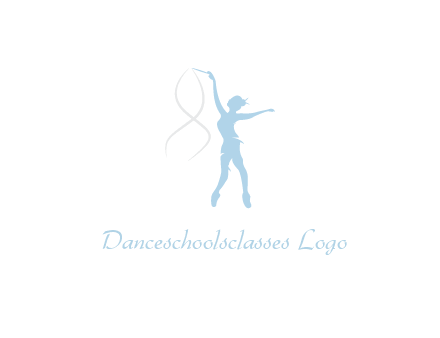 ballerina dancing with spirals