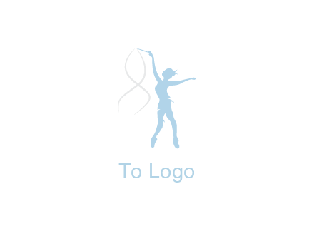 ballerina dancing with spirals