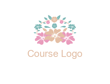 flower crown with leaves 