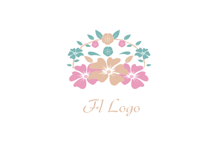 flower crown with leaves 