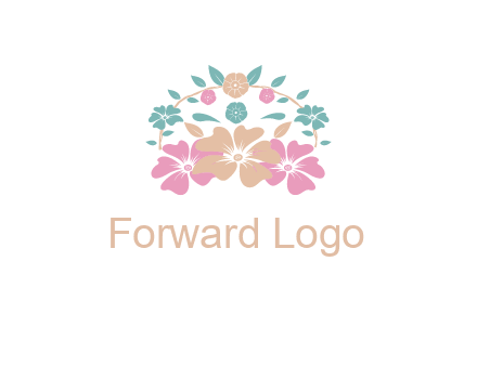 flower crown with leaves 
