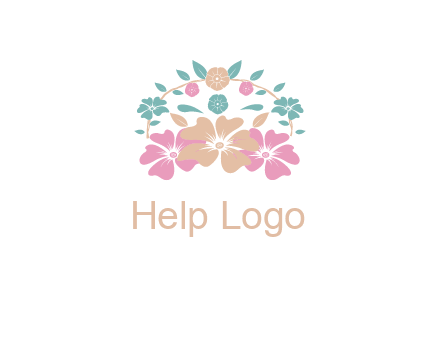 flower crown with leaves 
