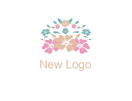 flower crown with leaves 