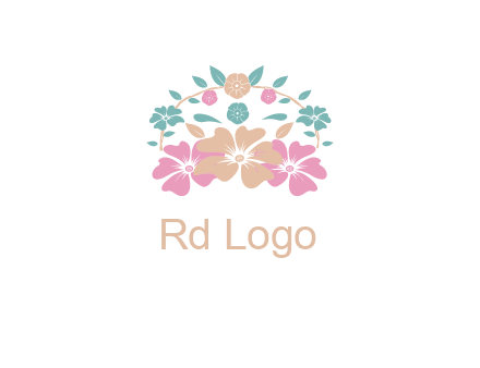 flower crown with leaves 