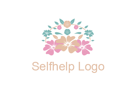 flower crown with leaves 
