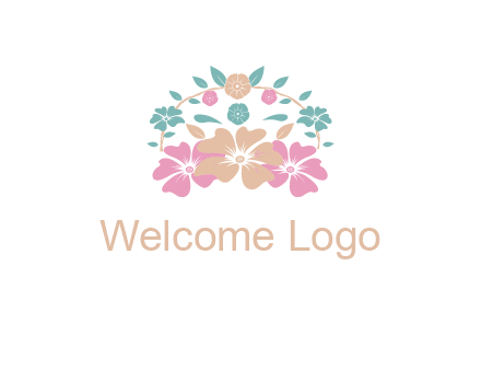 flower crown with leaves 