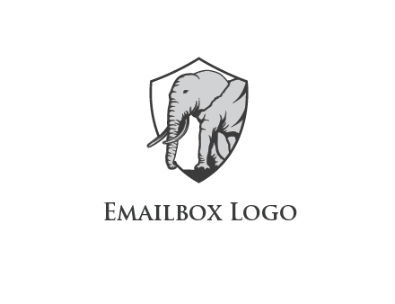 elephant in shield