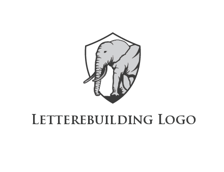 elephant in shield