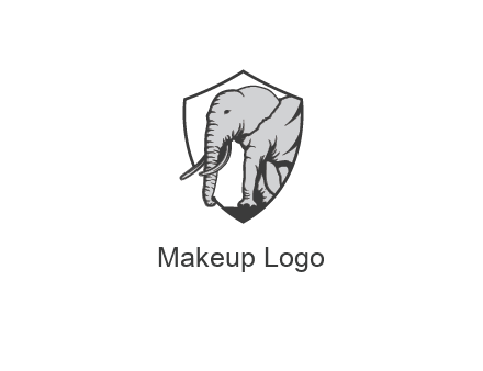 elephant in shield