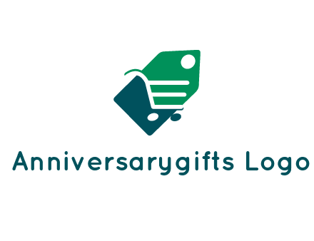 negative spacing shopping cart in tag