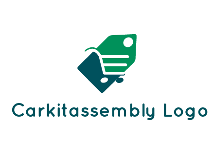 negative spacing shopping cart in tag
