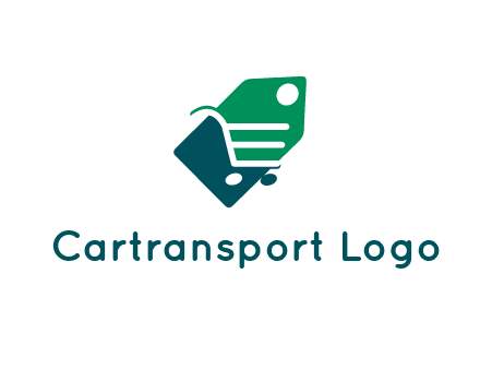 negative spacing shopping cart in tag