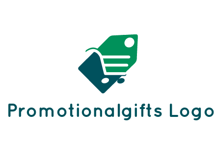 negative spacing shopping cart in tag